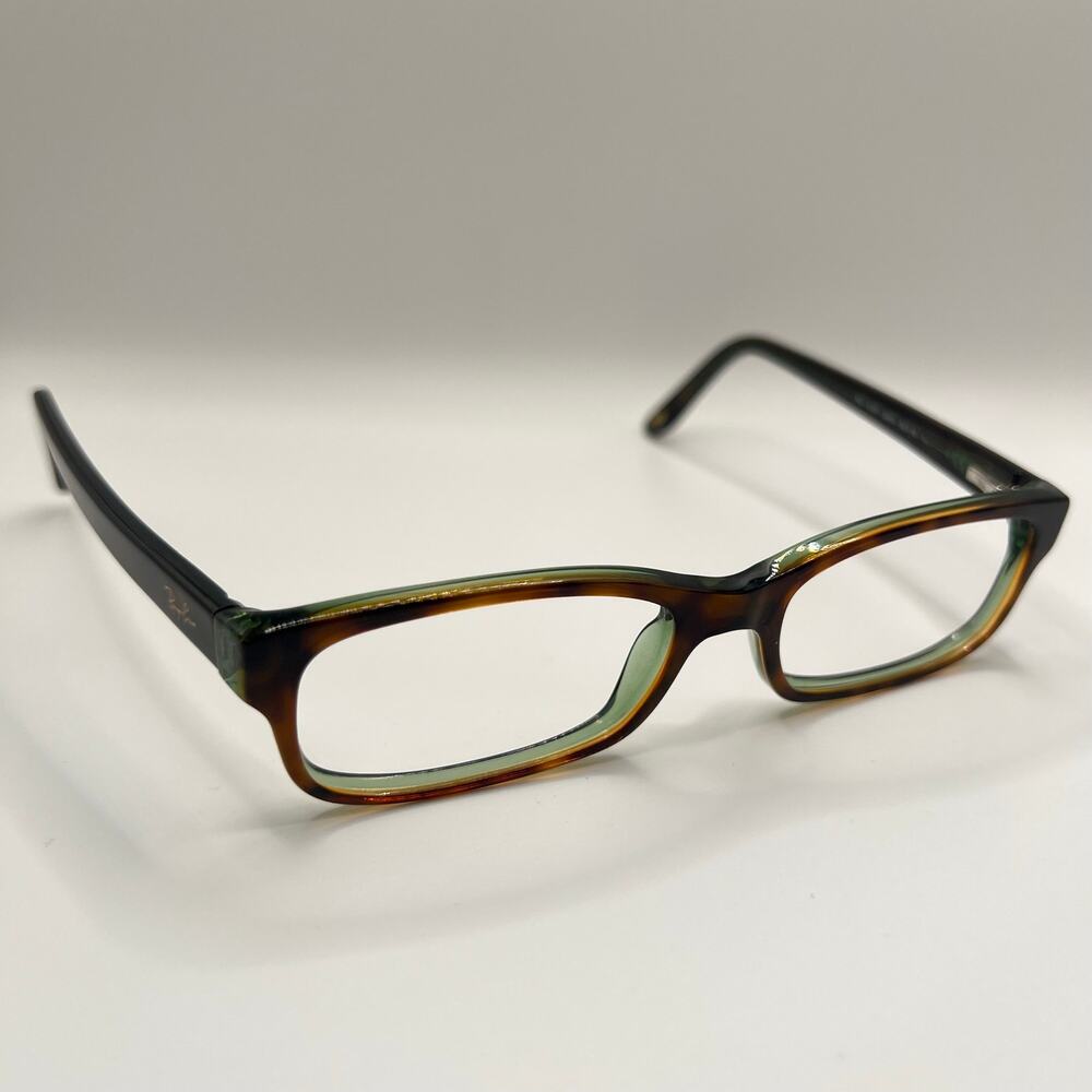 Ray-Ban RB5187 2445 Eyeglasses Brown Green Frames Only 50-16-140